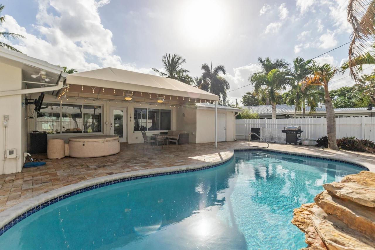 Chic Fort Lauderdale House With Private Pool Esterno foto